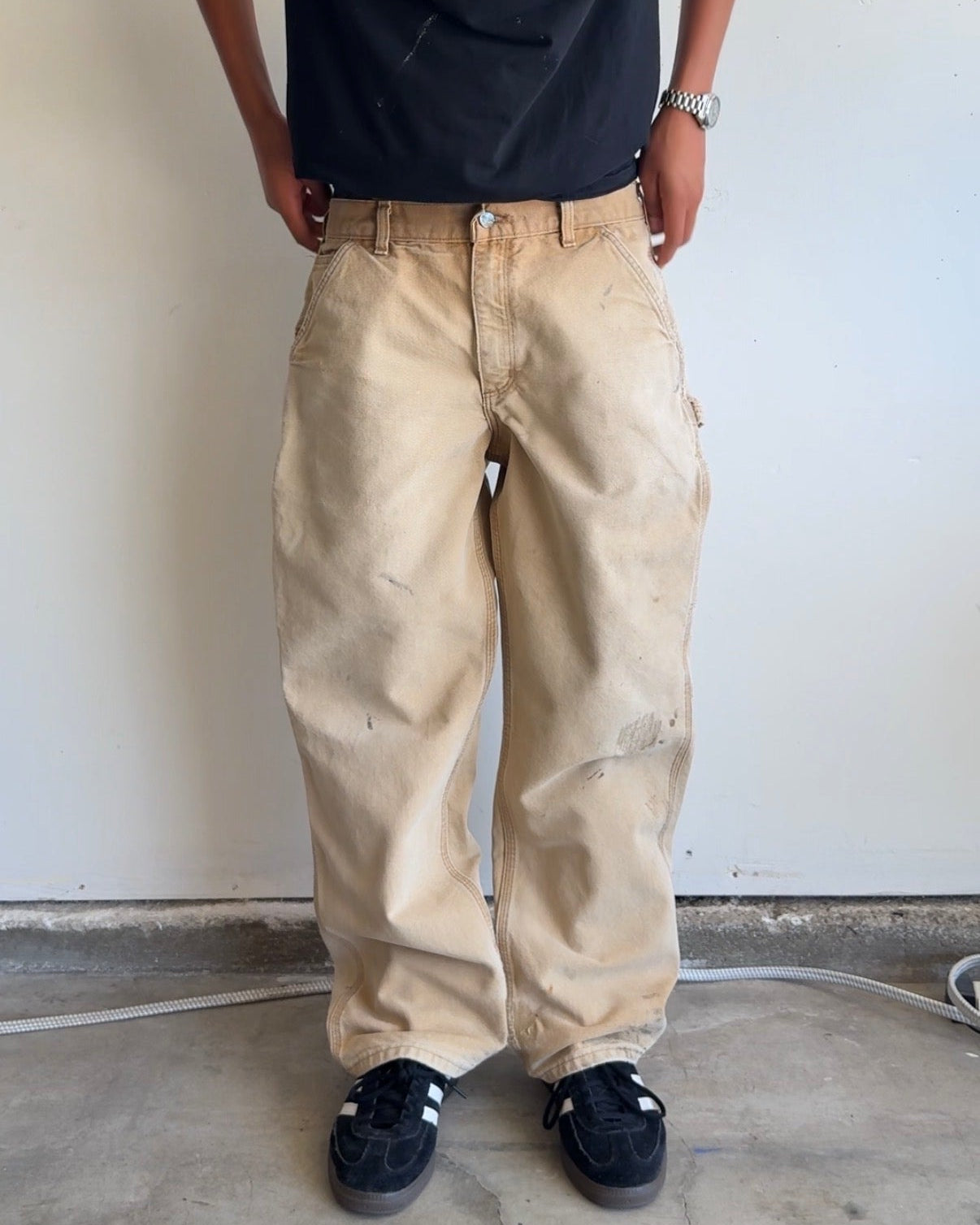 'Dirty Cream' Carpenter Denim