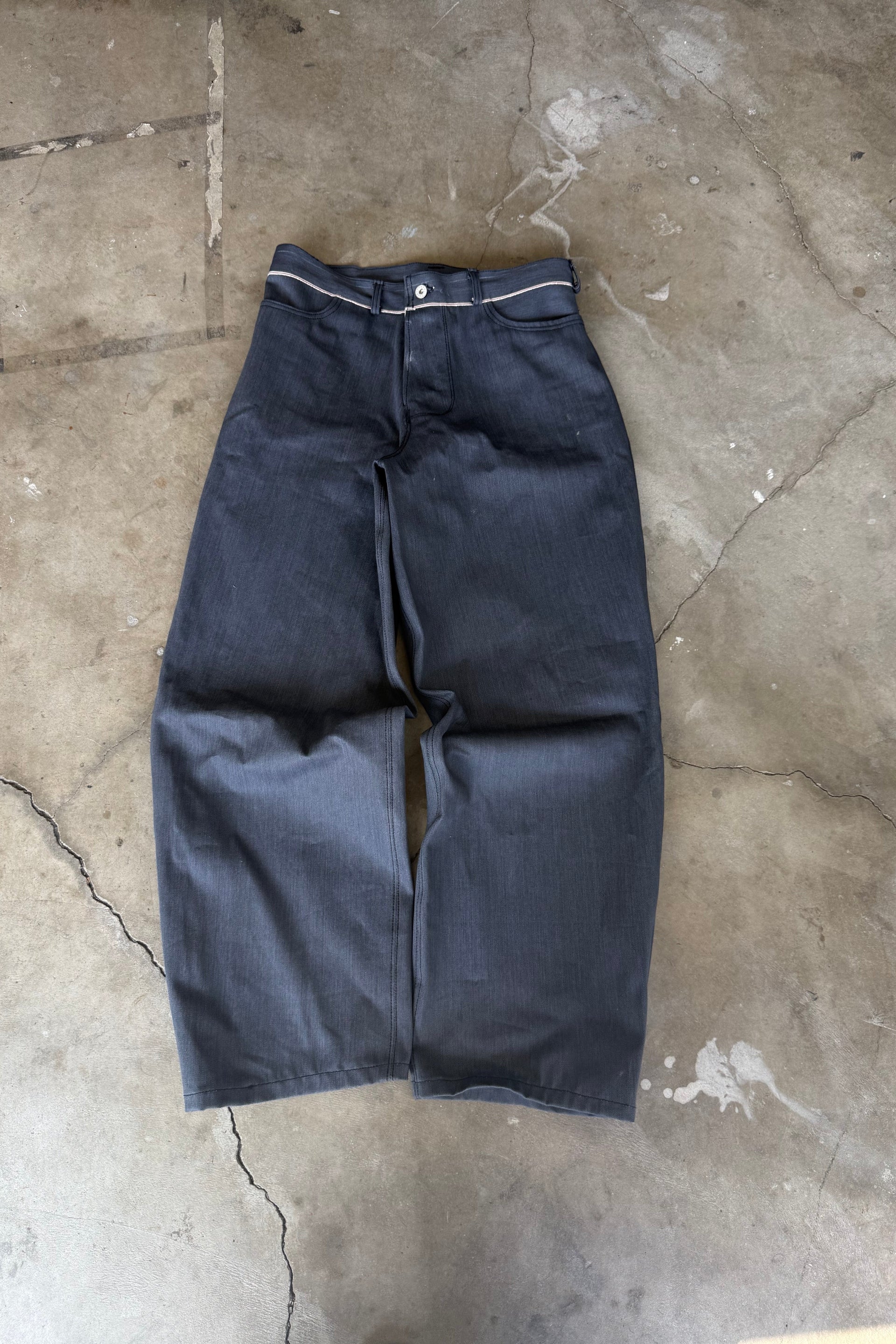 Grey Selvedge Denim