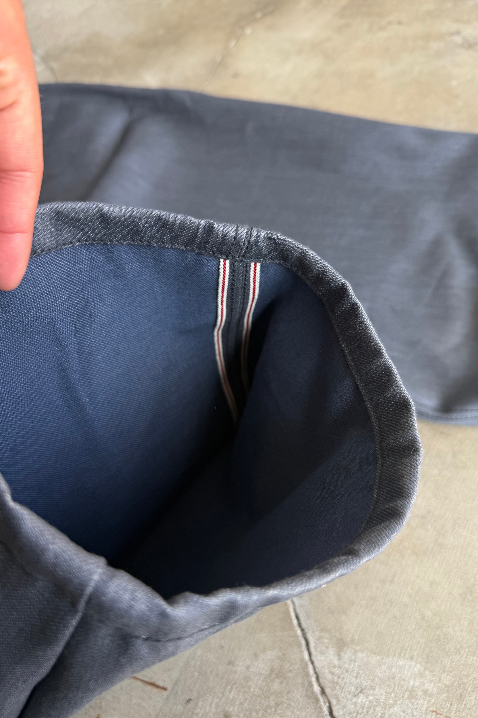 Grey Selvedge Denim
